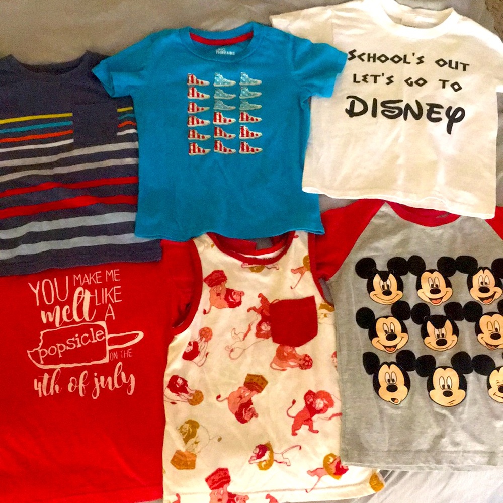 Boys 4T tee shirts